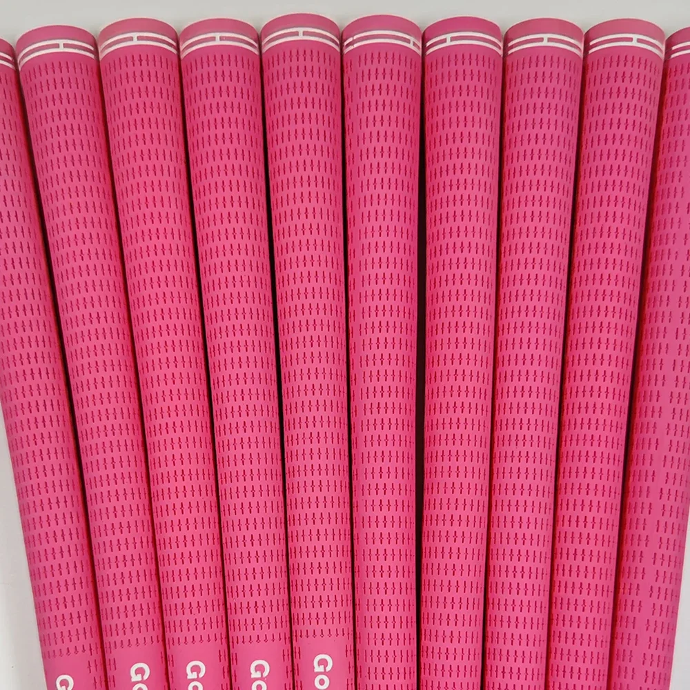 GP Golf Club TOUR VELVE Grips ด้ามจับยางสีชมพูสําหรับไดร์เวอร์ไม้และเตารีด