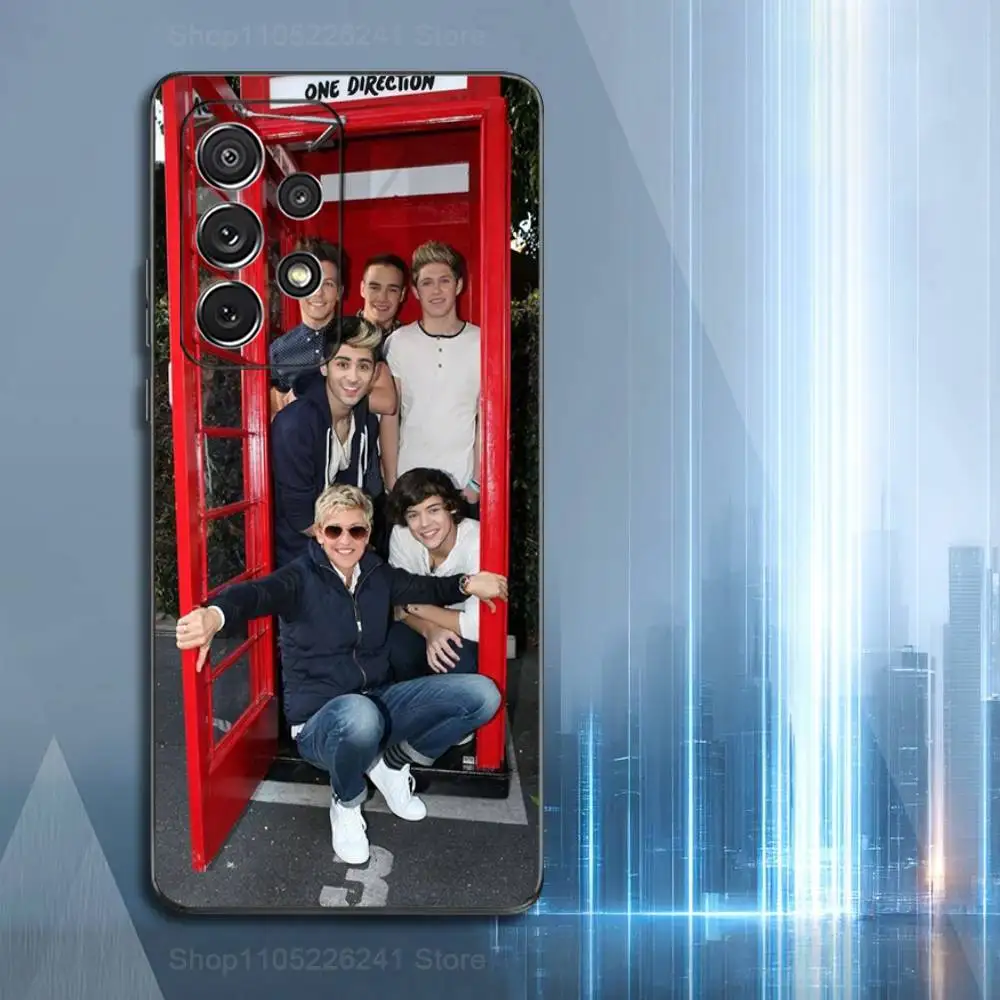 Banda O-One D-DireCtion para Samsung S9,S10,S20,S10,S21,S25,S24,S23,Ultra,FE,Plus,Lite,funda negra de silicona suave