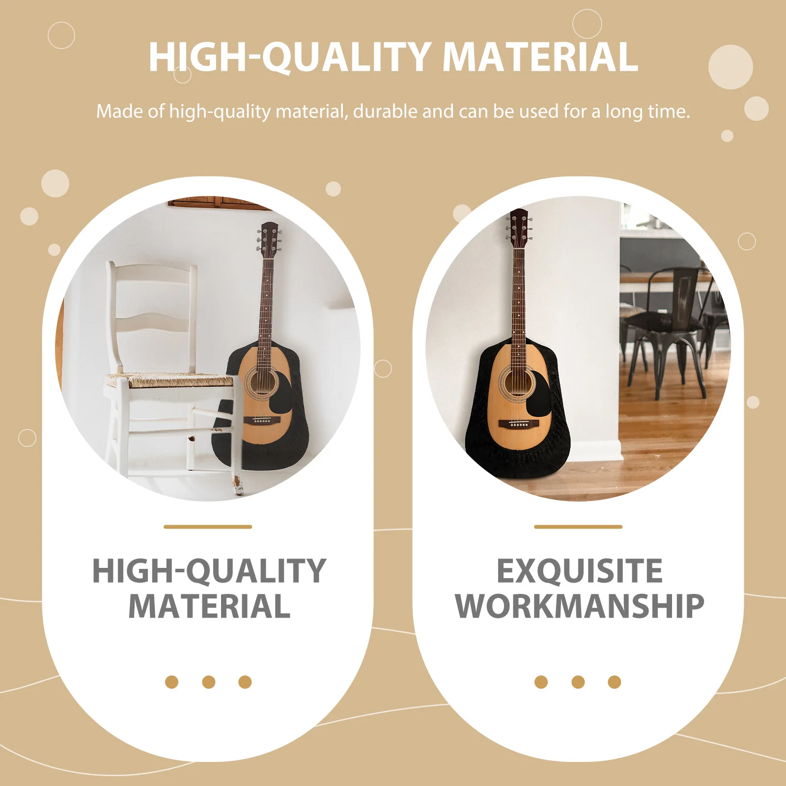 

Guitar Cover Folk Bag Electric Acoustic Storage Case Turntable Dust Protector for Protective