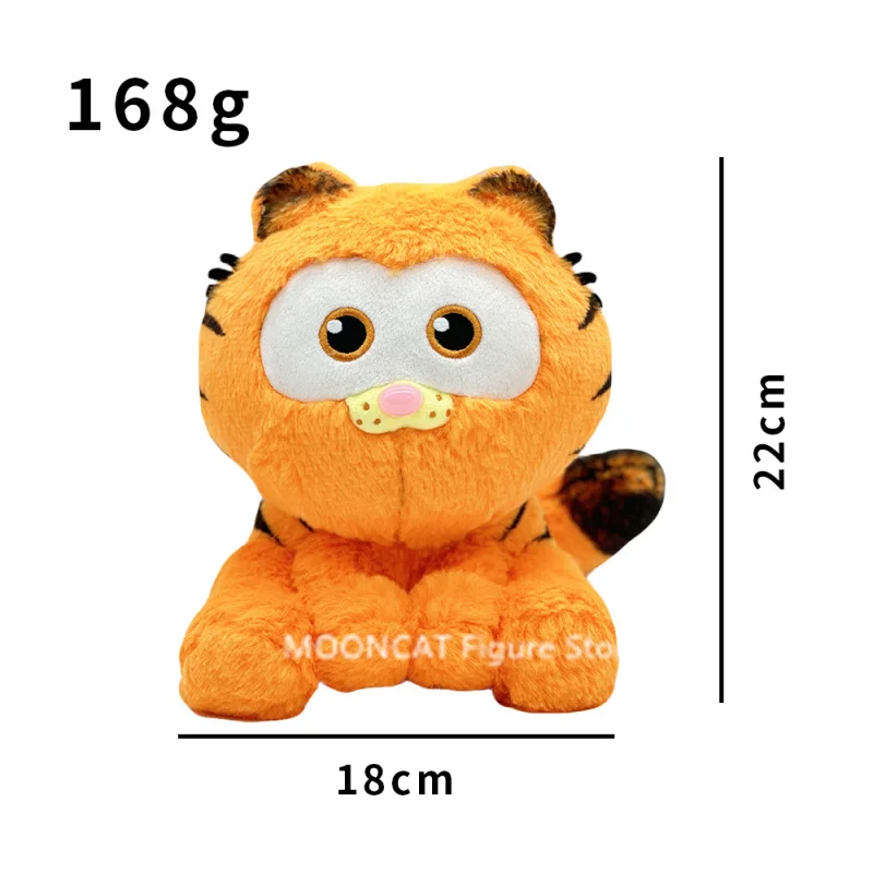 Garfield Figurka Anime Film Baby Garfield Pluszowa Zabawka Śliczne Duże Oczy Chubby Kot Lalka Dekoracja Pokoju Na Prezenty Urodzinowe Dla Dzieci