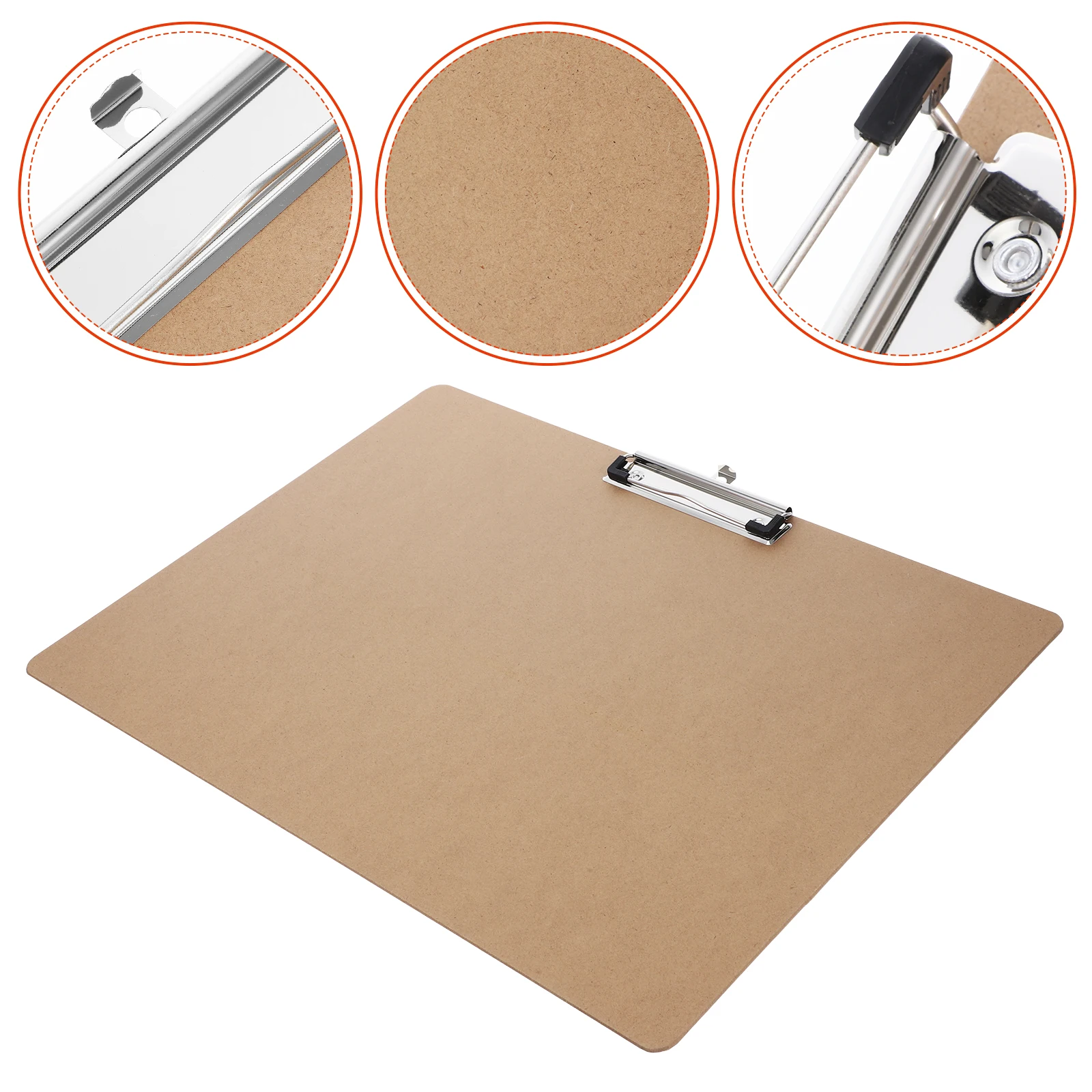 Writing Board Plywood Office Clipboard Clipboards Bulk Document Holder Metal Storage