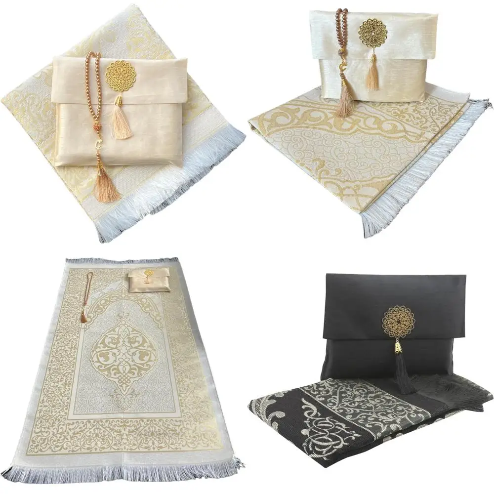 

Элегантный исламский молитвенный коврик и набор бусин с тканевой сумкой | Джанамс | Saj | Мягкий мусульманский молитвенный коврик | Исламские подарки для пасти