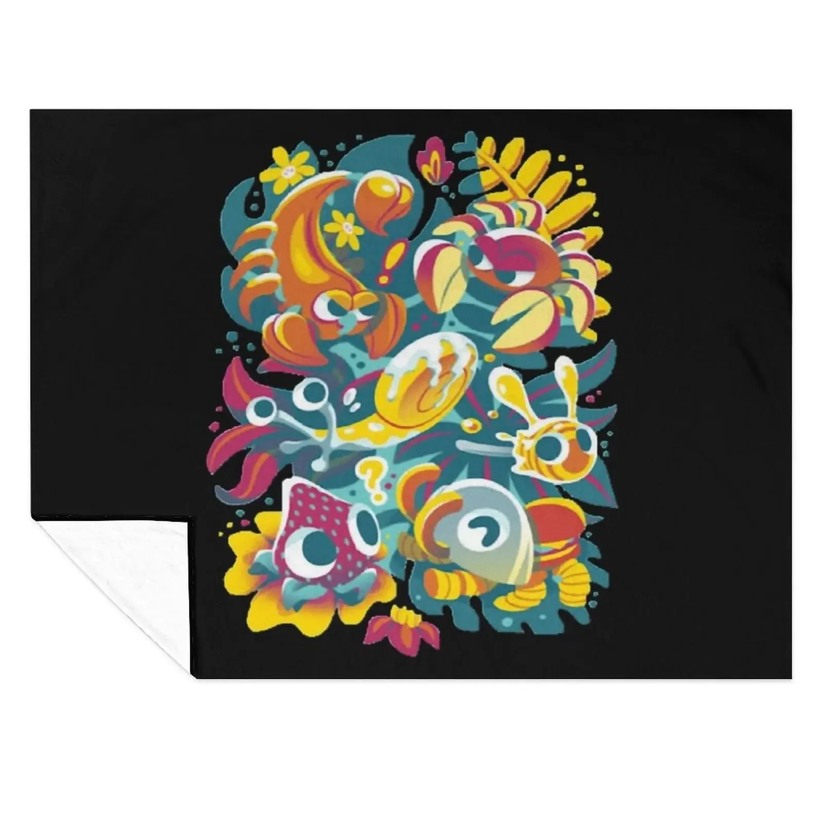

Bugsnax Throw Blanket Softest valentine gift ideas Designers Flannels Blankets