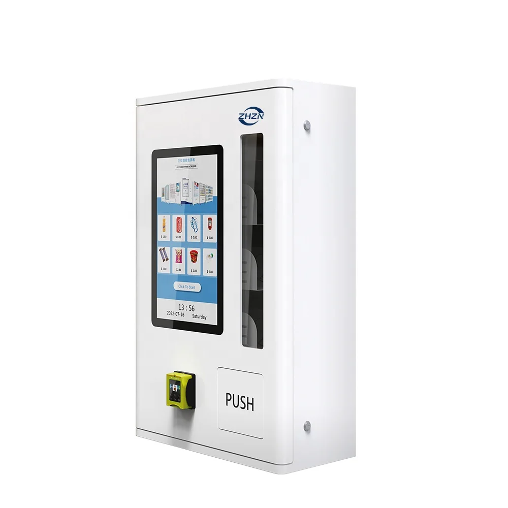 Mini Wall Mounted Touch Screen Vending Machine Cheap Factory Price with Credit Card Payment System and SDK Function for Sale