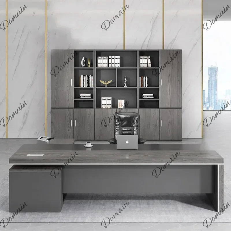 46 M Modern Computer Office Desk Wooden Study Minimalist Save Space Interior Office Desk Fashion Meuble Bureau Ornaments Home De
