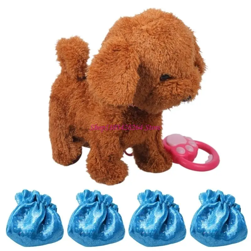 

Interactive Electric Plush Toy Dog That Walks Barks and Learns to Talk for Kids Interactive Children Play