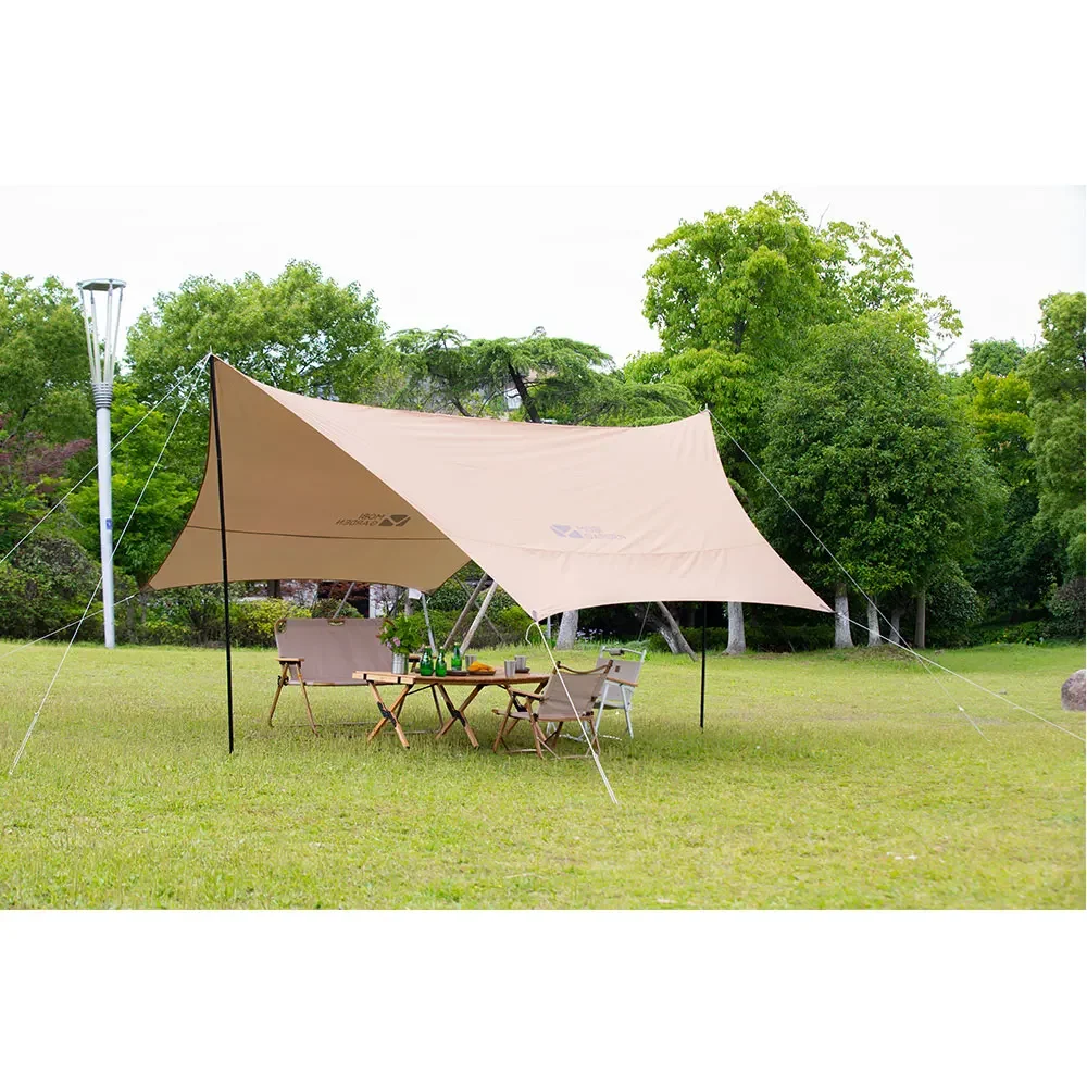 Custom Big Waterproof Flysheet Tent Awning Outdoor Canopy Sun Shelter