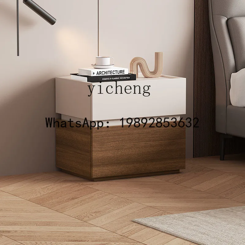 

X8 Bedside Cabinet Modern Home Simple Bedroom New Solid Wood Creative Storage