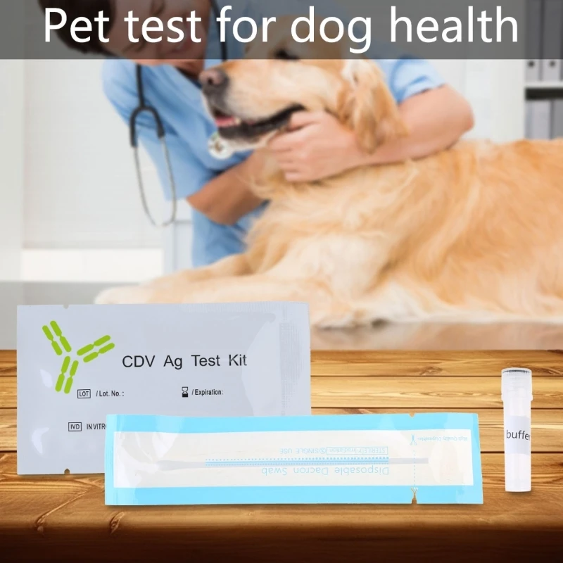 10PACK Dog Test CDV CPV CCV Accurate Tester Rapid Test for Dog Health Monitoring Dog Health Quick Testing Kits