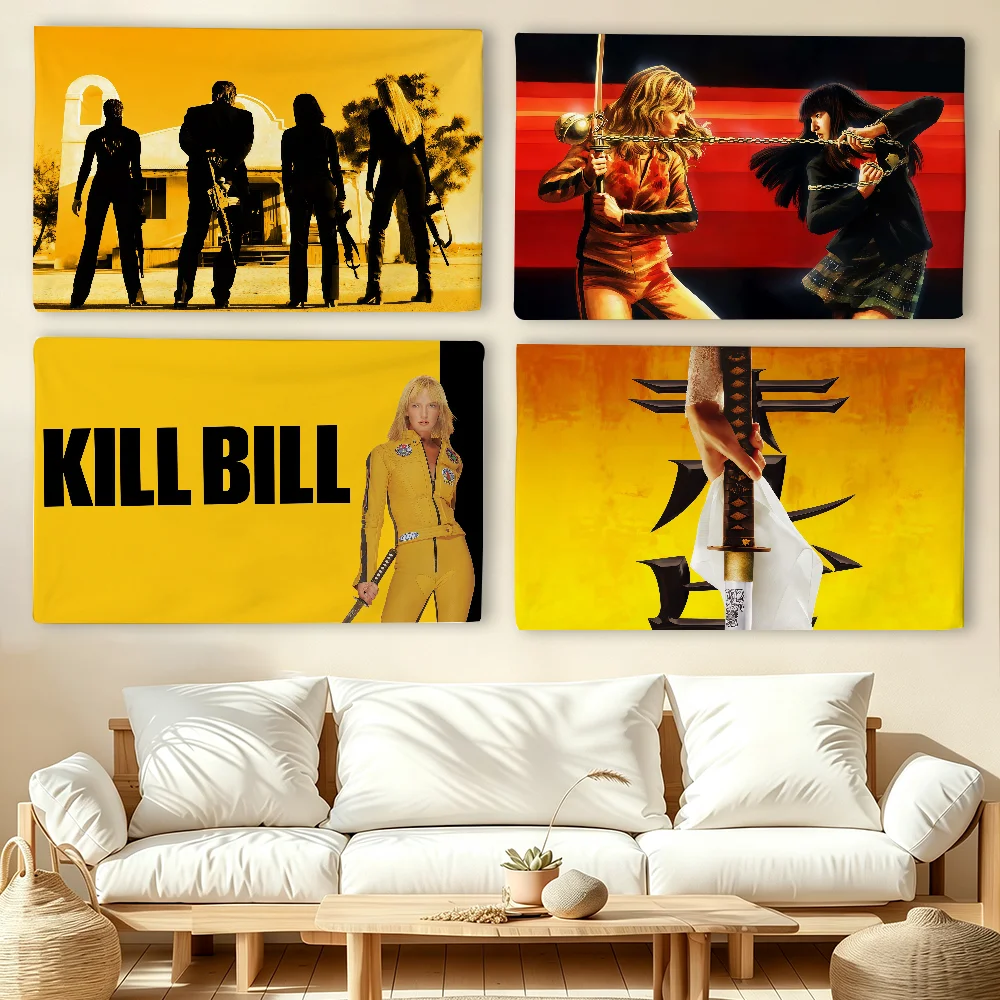 Action movie K-Kill bill flag For Living Room Home Dorm Decor Wall Outdoor Camping Party Banner Gifts