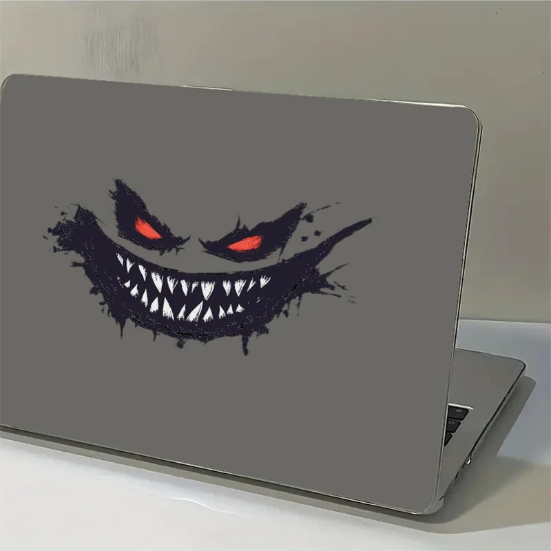 قطعة واحدة من ملصق الفينيل Sinister Grin - ملصق منفعل للسيارات وأجهزة الكمبيوتر المحمولة وألواح التزلج - مثالي لعشاق الفن القوطي والظلام #5