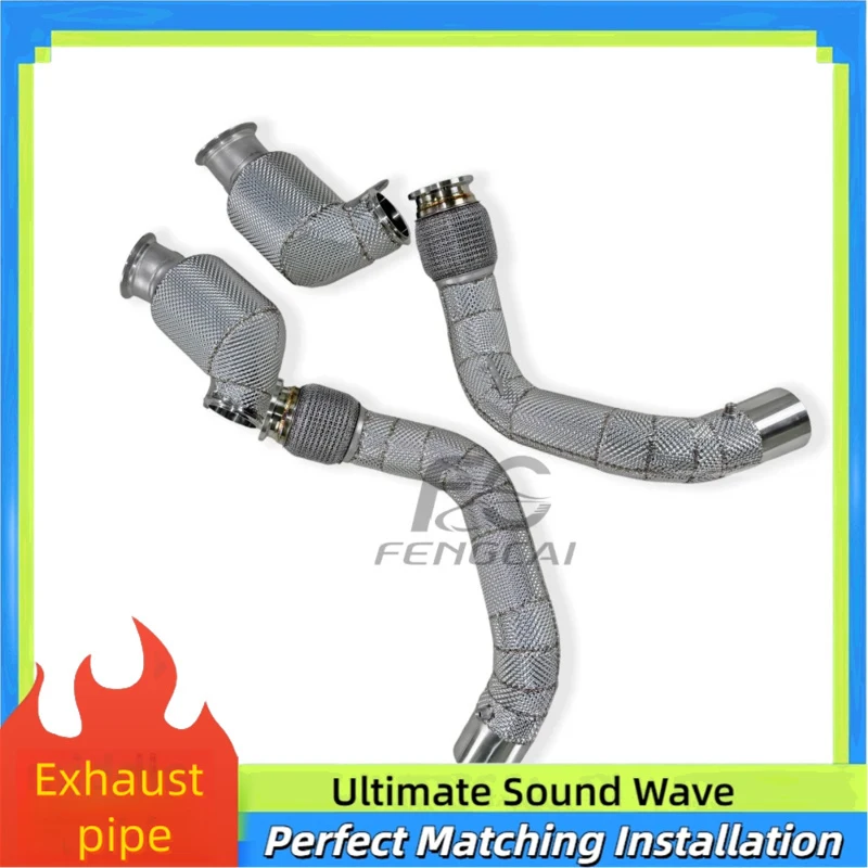 

Высокопроизводительные кованые выхлопные трубы (даунпайп) без ошибок в диагностике для BMW F90 M5 4.4T (выпускной коллектор)