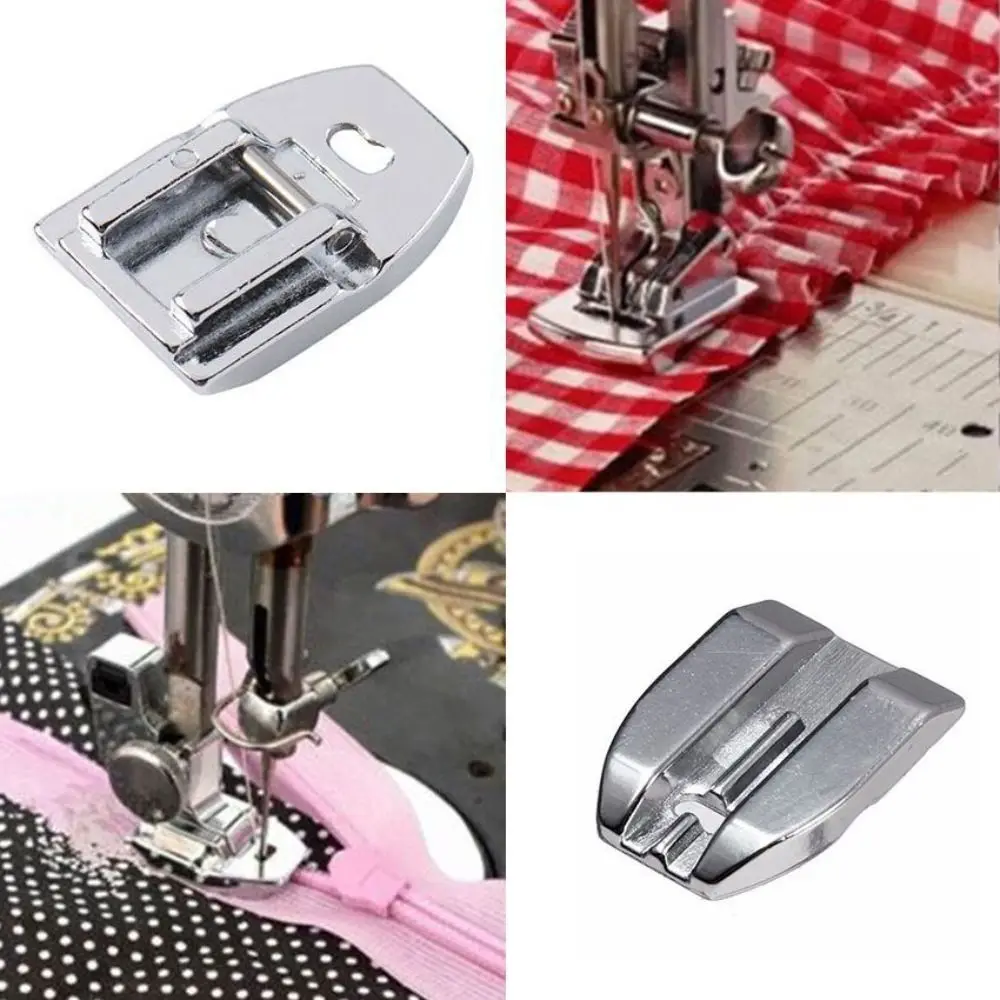 Invisible Zipper Foot Domestic Machine Parts Presser Foot 7306A Upper Zipper Foot Sewing Machine Presser Sewing Accessories