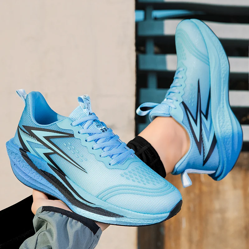Men Running Shoes Carbon Plate Marathon Sports Breathable Lightweight Women's Comfortable Athletic Walking Basketball Sneakers