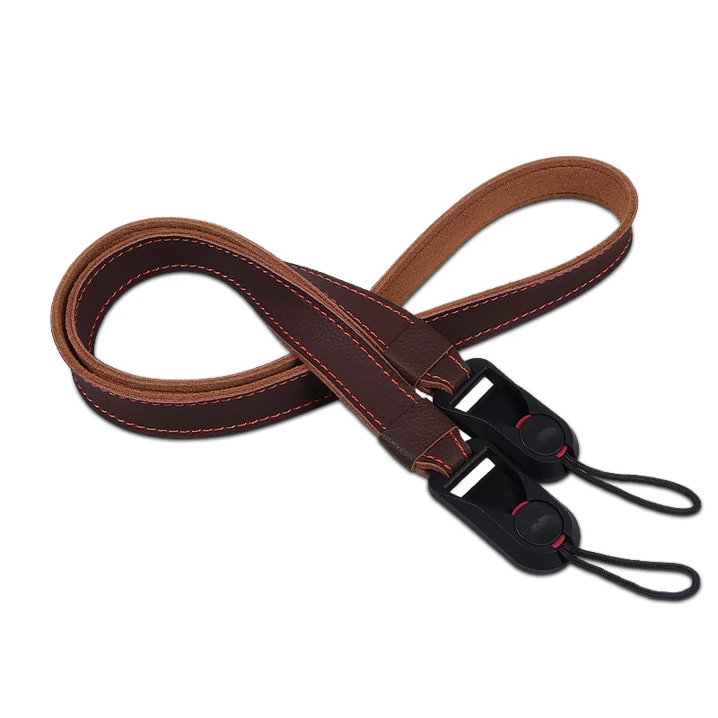 Genuine Leather Camera straps Strap Quick-release Carrying Belt Wrist Strap Grip Band for Sony Nikon Canon Fuji SONY