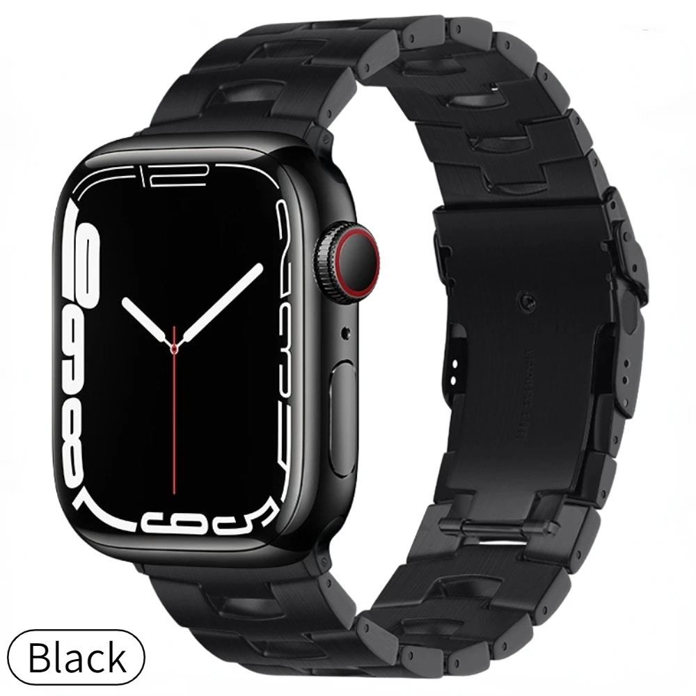 Oracle Titanium Metal Strap for Apple Watch 49mm 45 41mm 44mm40mm 42mm Stainless Steel Wristband for iWatch Series Ultra 87654SE