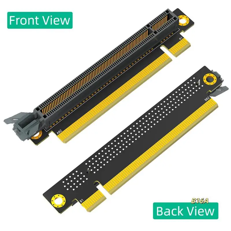 

2X PCI-E 16X 3.0 90 Degree Reverse Male To Female Riser Card For 1U Server (Installation Direction Towards CPU)