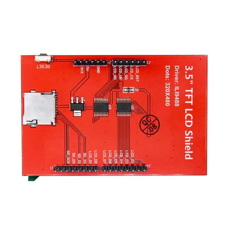 Modulo Display LCD TFT Touch Screen IPS da 3.5 pollici 320 x480 3.5 "ILI9488 LCD Sheild per Arduino UNO Mega260 DUE schede di sviluppo