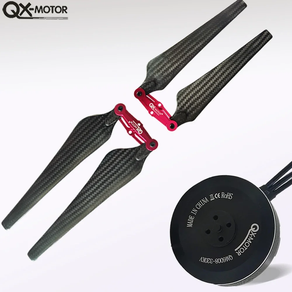 QX-MOTOR QM6008 5208 320KV 370KV Brushless Motor select and use 1552 1760 Carbon fiber propeller for S800 S900 S1000