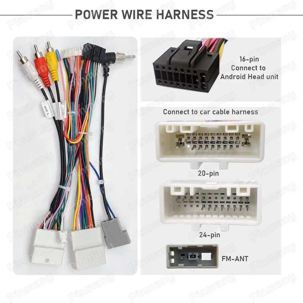 Car Radio Cable Power Wire Harness Simple Soft CAN Bus Adapter for Nissan X-Trail Qashqai Rogue Sentra Juke Rogue Kicks Micra