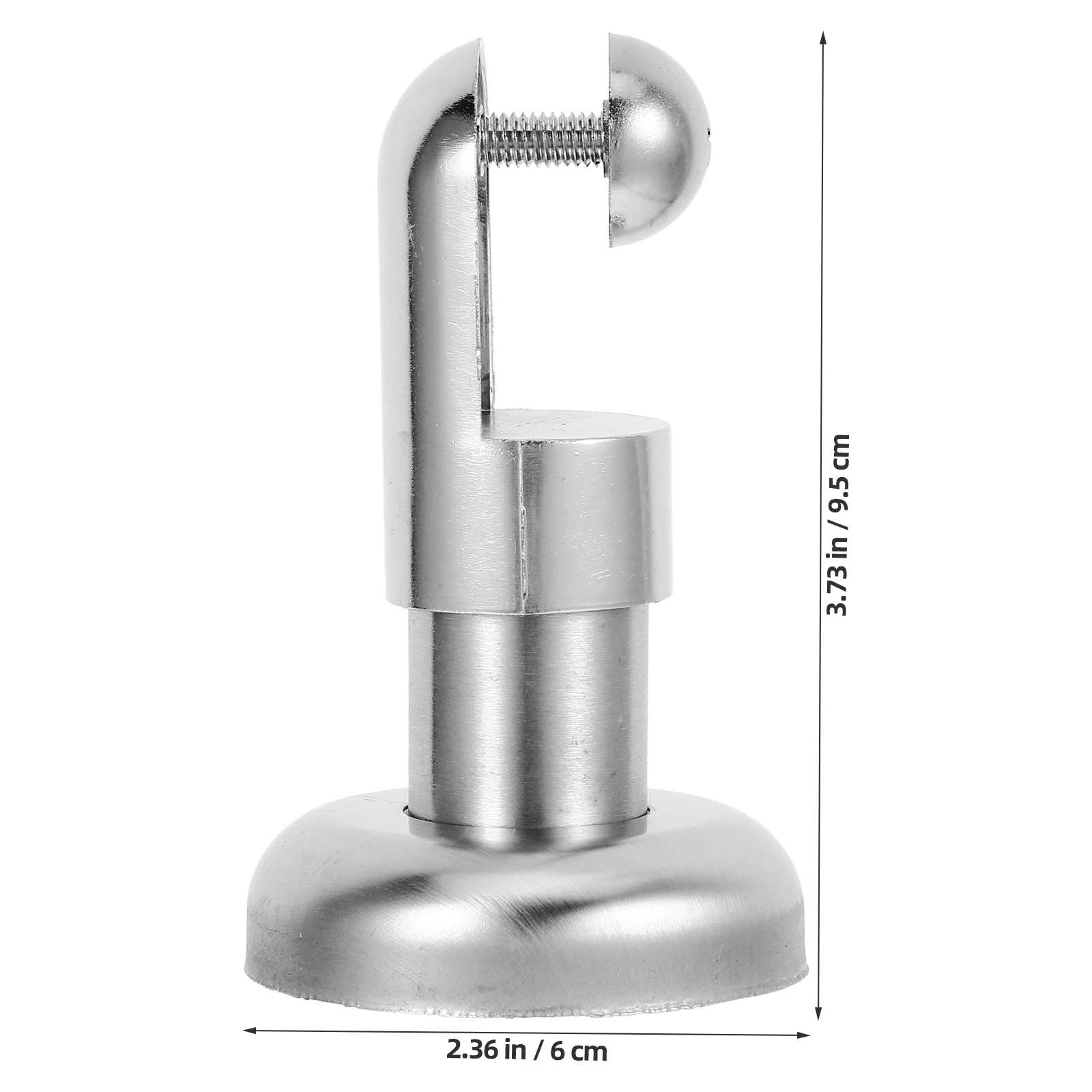 

4pcs Stainless Steel Bracket Legs 6cm for Toilet Partition Foot Bathrooms Hardware Accessories Restroom Support Fittings