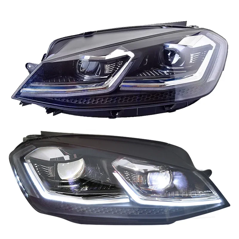 VW Golf MK7 Head Light Assembly Golf Mk7 Headlight 2013-2020 Upgrade Vm Gti Mk7 Led Head Lamp For Golf 7 Accessories