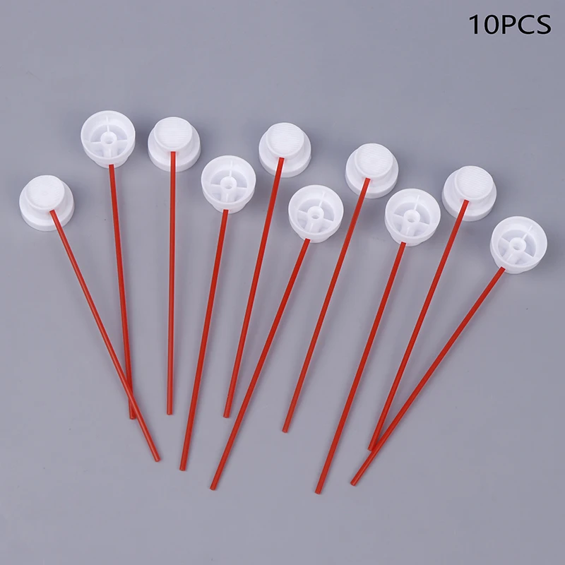 10PCS 12cm Sprühfarbe Kappen Fit Weibliche Dosen Nadel Kappe-Sprüh Kann Düse-Sprühfarbe düsen-Sprühfarbe Tipps Rot Dünne Rohr