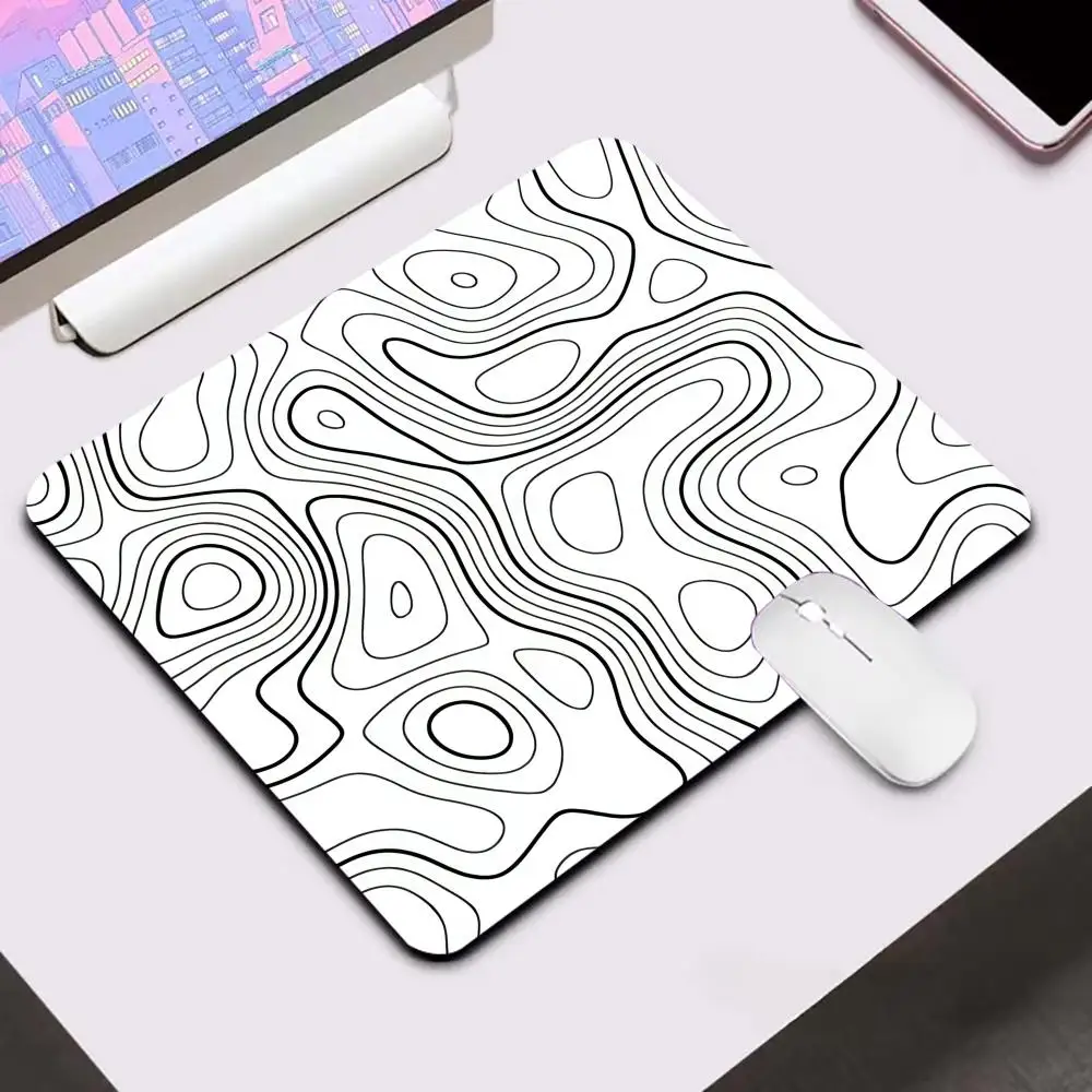 Fluid Mouse Pad Multiple Sizes Large Square Computer Office Game Table Mats Rubber Anti-slip Mousepads Small Decor Desk Pads