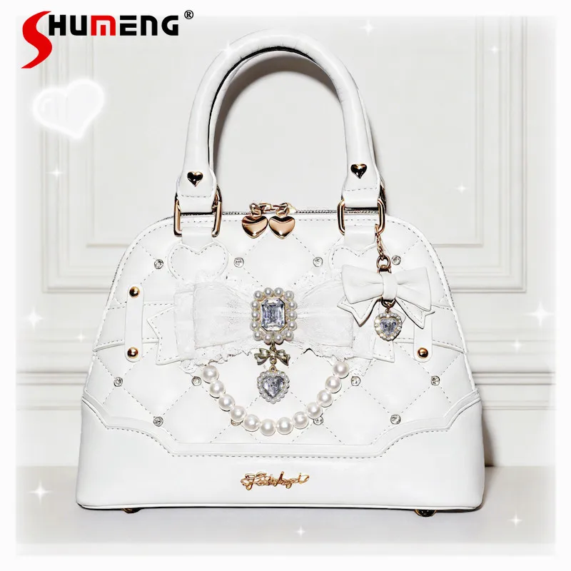 

Beautiful Sweatheart 3 Colors Shopping Bags Japanese Original Lolita Subculture Japanese Style SC Mass-produced 2 Ways Shell Bag