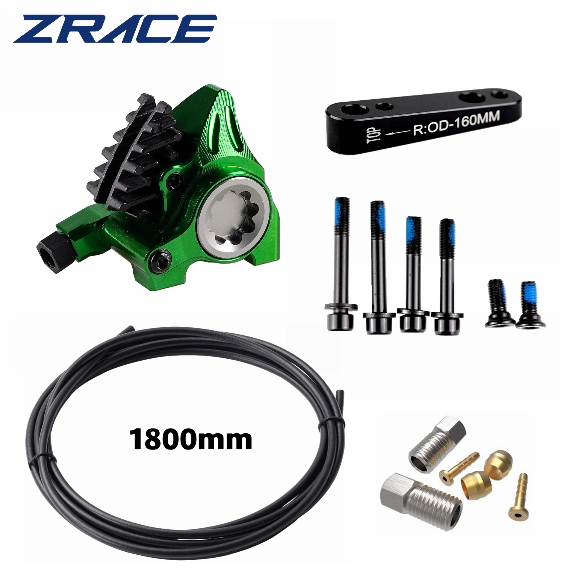 ZRACE XG Flat-Mount-Bremssattel, hydraulischer Rennrad-Bremssattel, ICE-TECH-Bremsbeläge, BMX-Rennsattel, vollständig CNC-gefräst, leichtgewichtig
