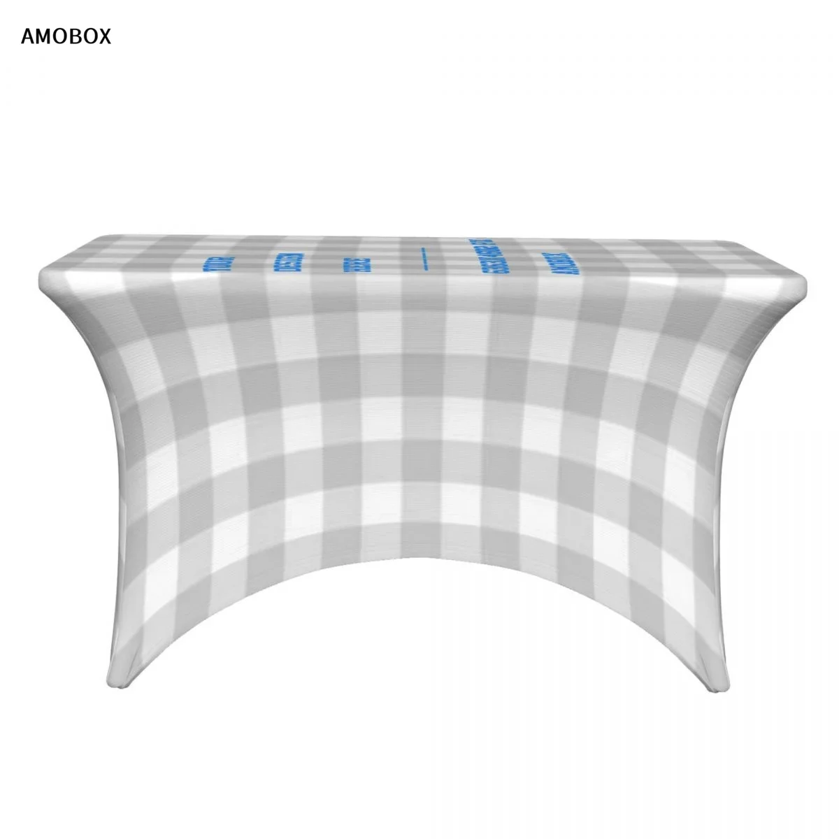 AMOBOX-Rectangular Tablecloth, Personalized Table Cover, Custom with Your Design Image, Logo Text, Text Sign, Indoor and Outdoor