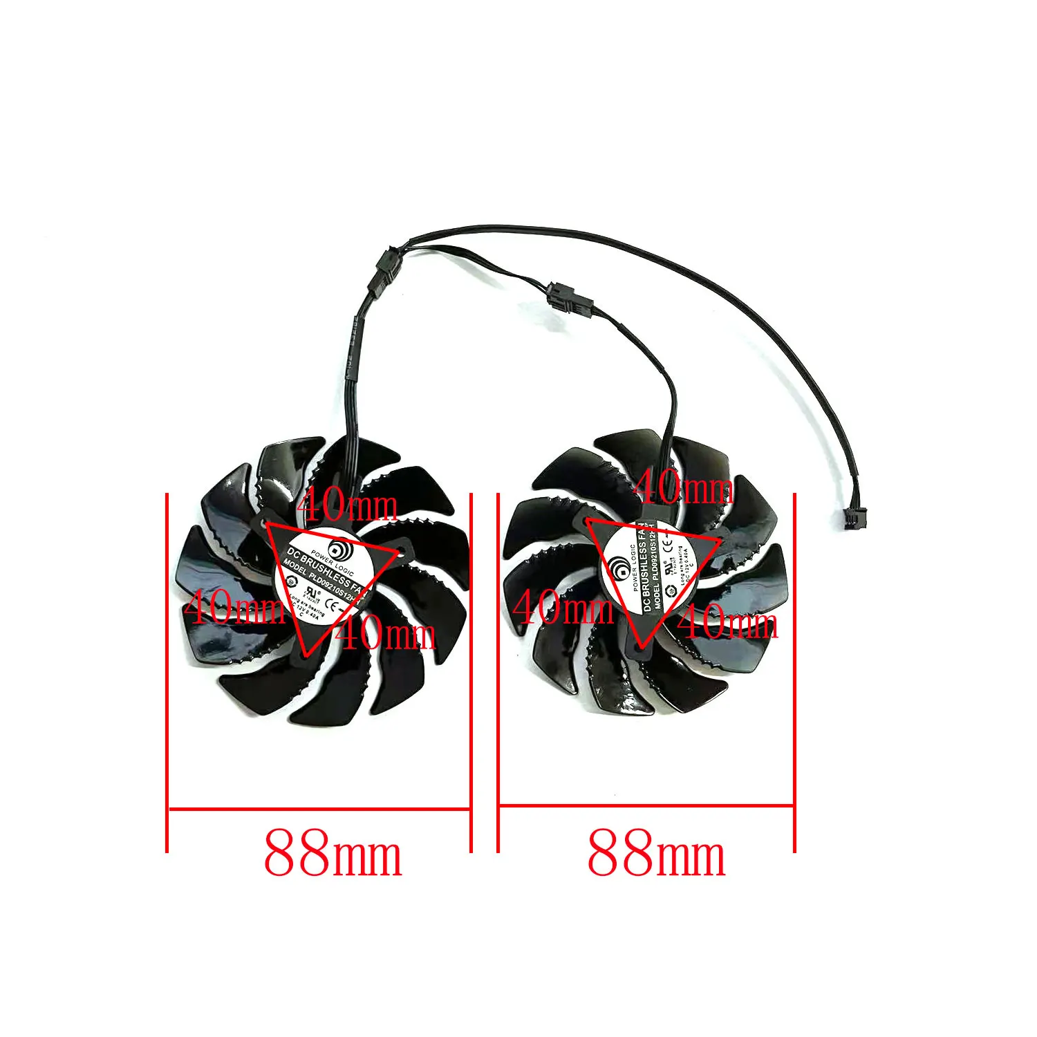 New 88MM 4PIN T129215SU PLD09210S12HH for Gigabyte GTX1650 1660 1660 Ti RTX 2060 2070 Super Grafische Videokaart Cooling Fans