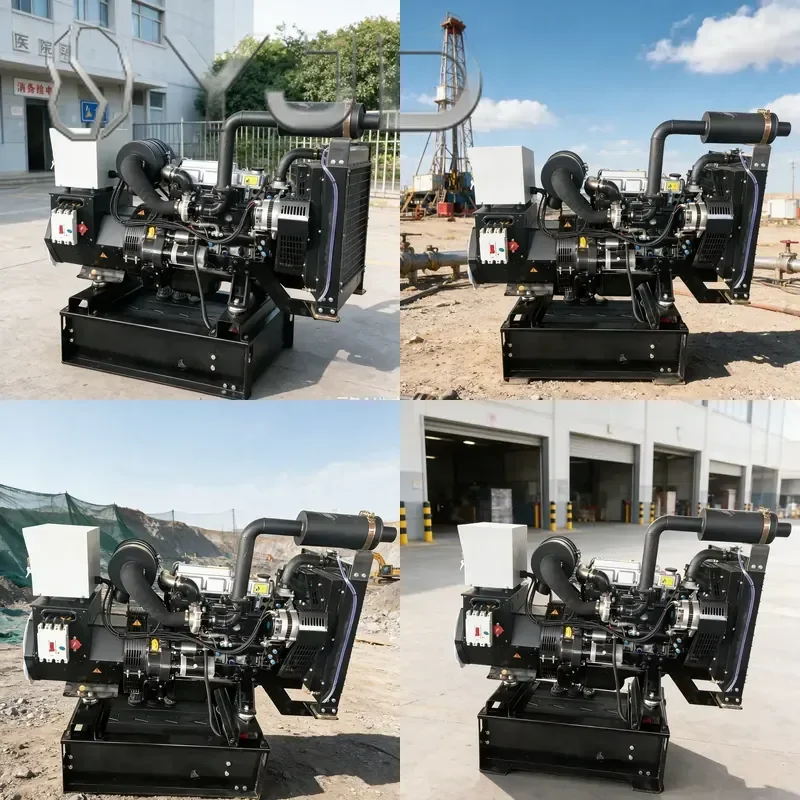 YJD 24kW 200A Compact Industrial Open Frame Diesel Generator 230V 400V 50Hz 1500RPM 24V DC Electric Start Reliable Engine Genset