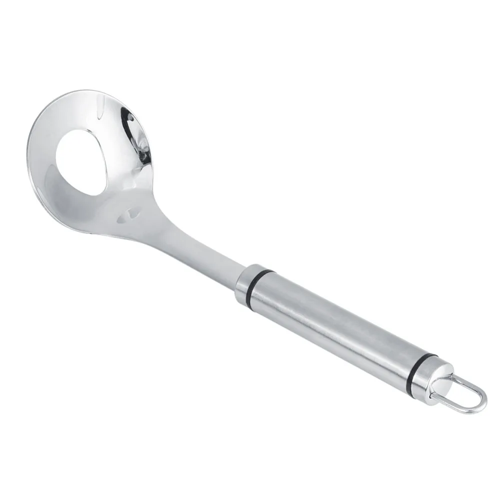 Rustless Steel Meatball Maker Non-Stick Hanging Hole Meatball Spoon Ergonomic Handle 9.4 Inch Length Meatball Clip