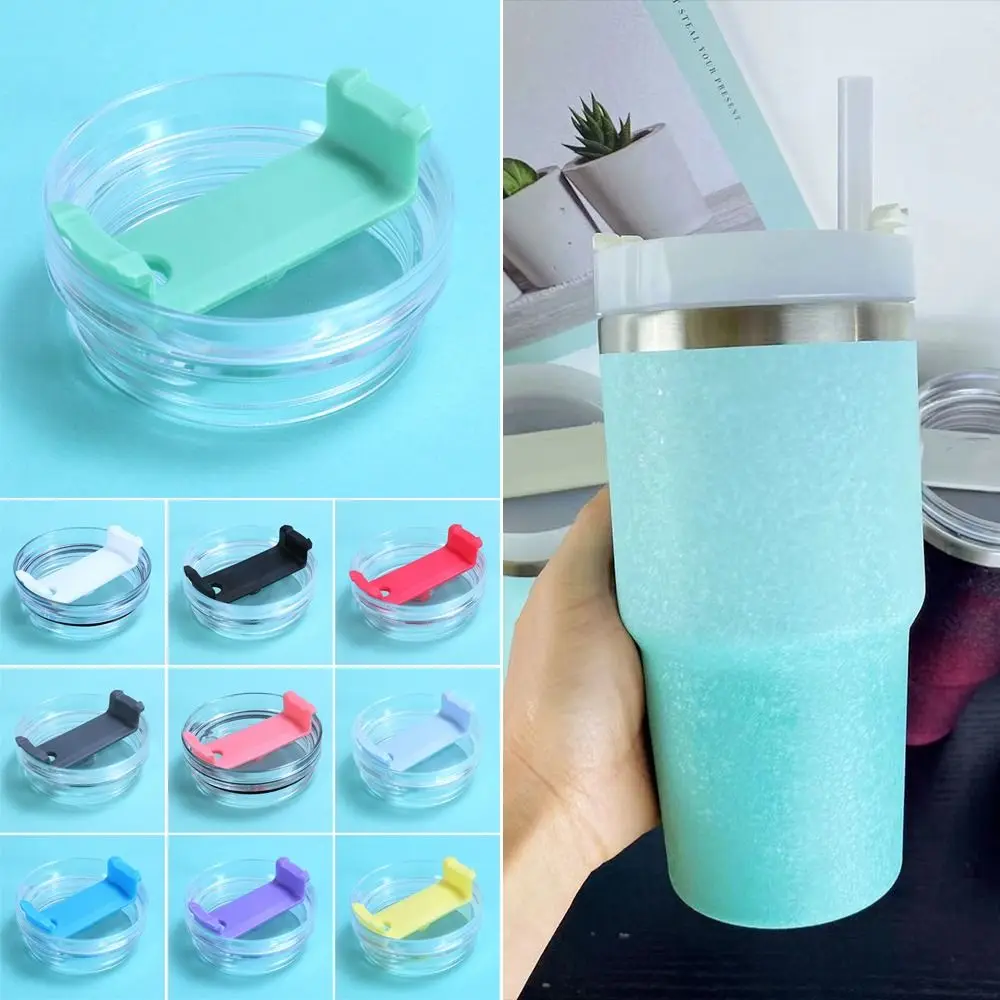 1Pcs Replacement Bottle Cover Splash Spill Proof Multicolor Cup Cap Themos 20/30oz 591/890ml Plastic Lids for /Tyeso 20/30oz