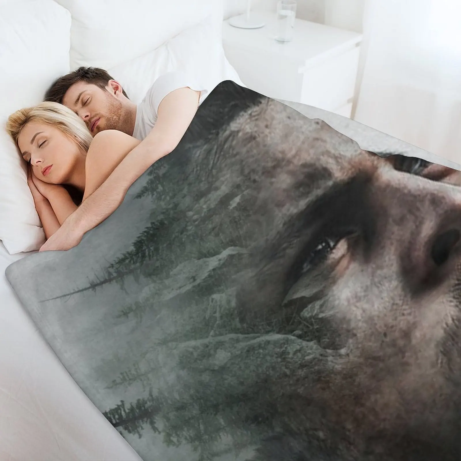 بطانيات رمي ivar لبطانيات السرير المزخرفة وبطانيات المانجا