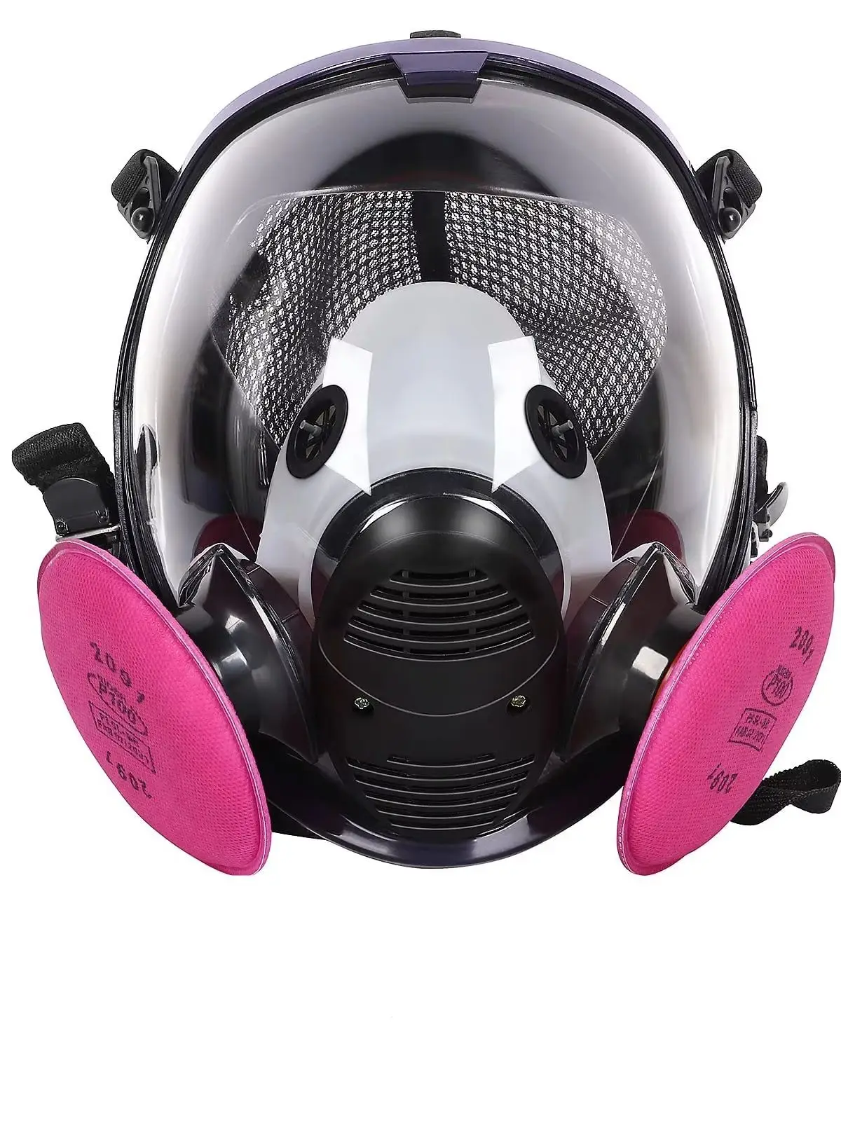 Maska przeciwpyłowa 8100 z bawełnianym filtrem 2091 do maszyny do natryskiwania farby Polerowanie Asbestos Particulate Respirator wielokrotnego użytku