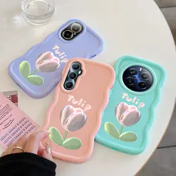 Flower Fashion Phone Case for Realme 11 12 C15 C20 C21Y C25 C25S C30 C35 C53 C55 C63 C65 C67 4G 5G PRO PLUS Soft Case Cover