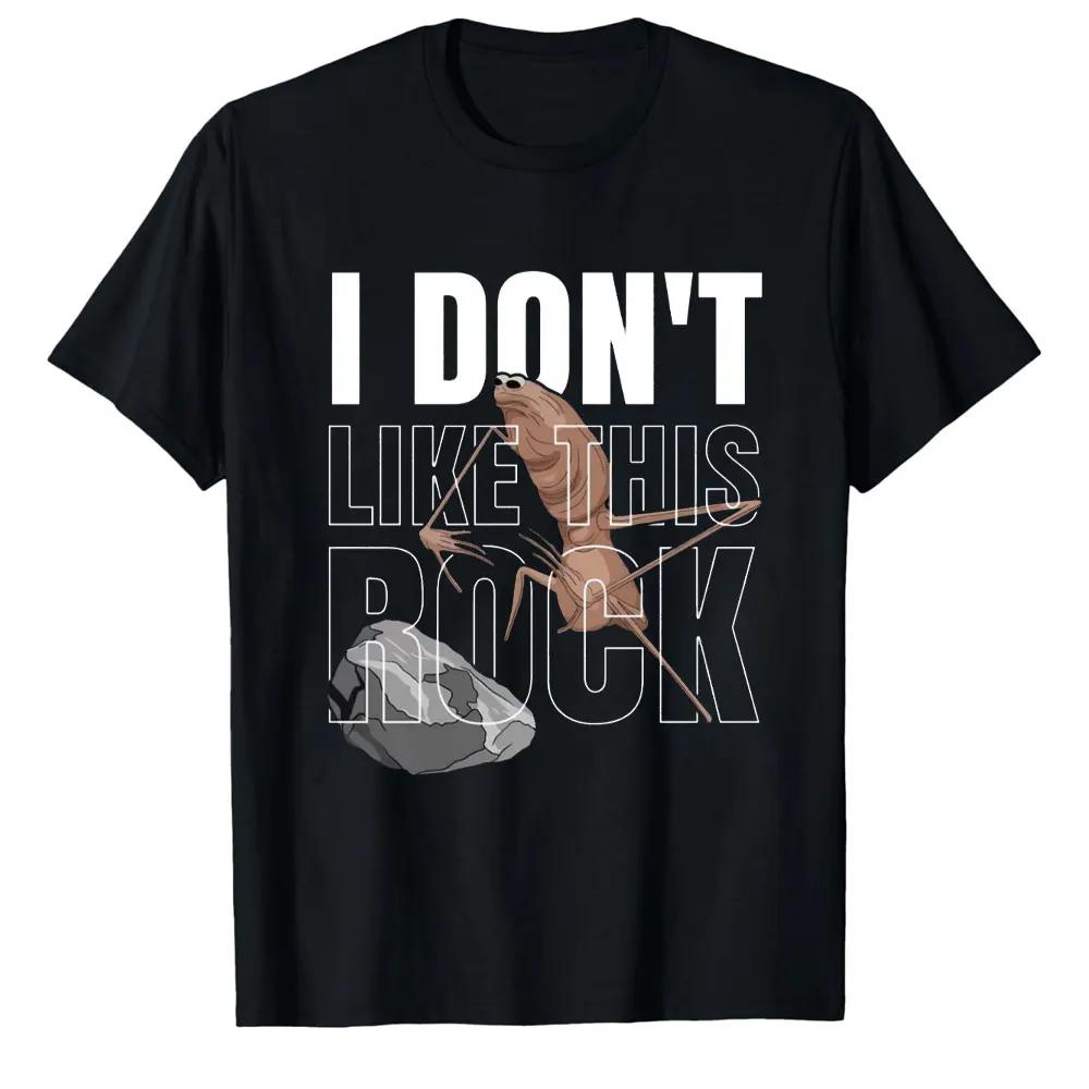 Marcus The Worm Shirt I Don't Like This Rock Funny T-Shirt Multicolor Viral Tee Graphic T Shirts Men Clothing Anime Clothes Tops