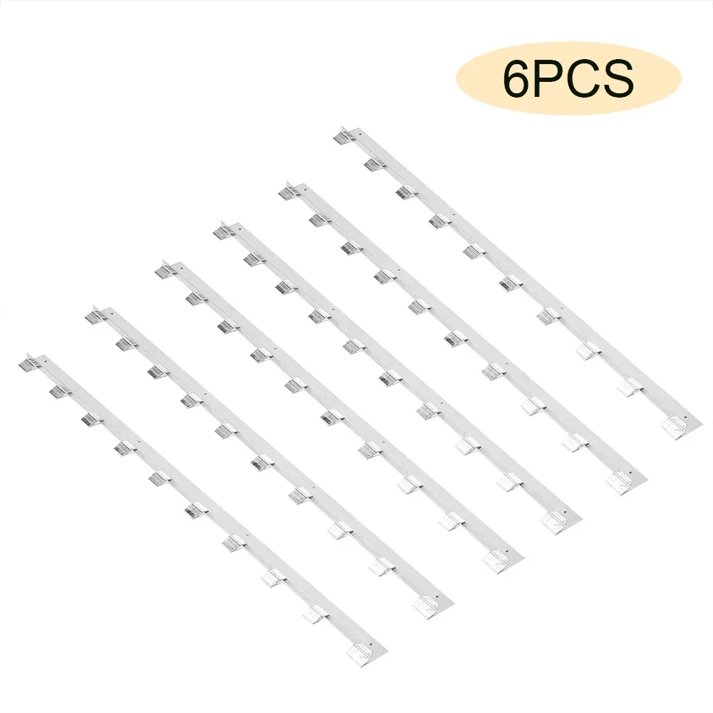 6Pcs Durable Metal Beehive Frame Strips Spacers Beekeeper Beekeeping Tool Equipment