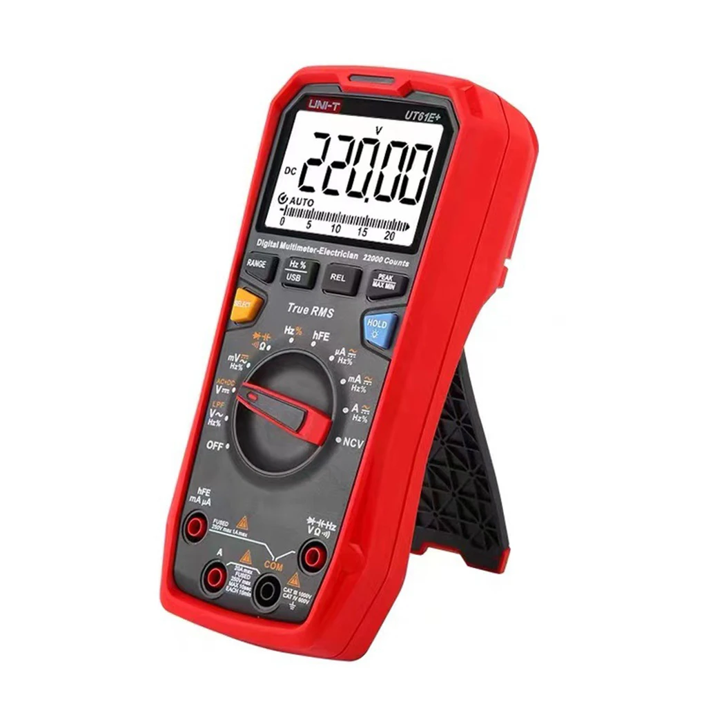 UNI-T Handheld Smart Multimeter UT61D+ UT61E+ Digital Professional Multi Meter 22000 Counts AC DC Ammeter Voltmeter Multitester