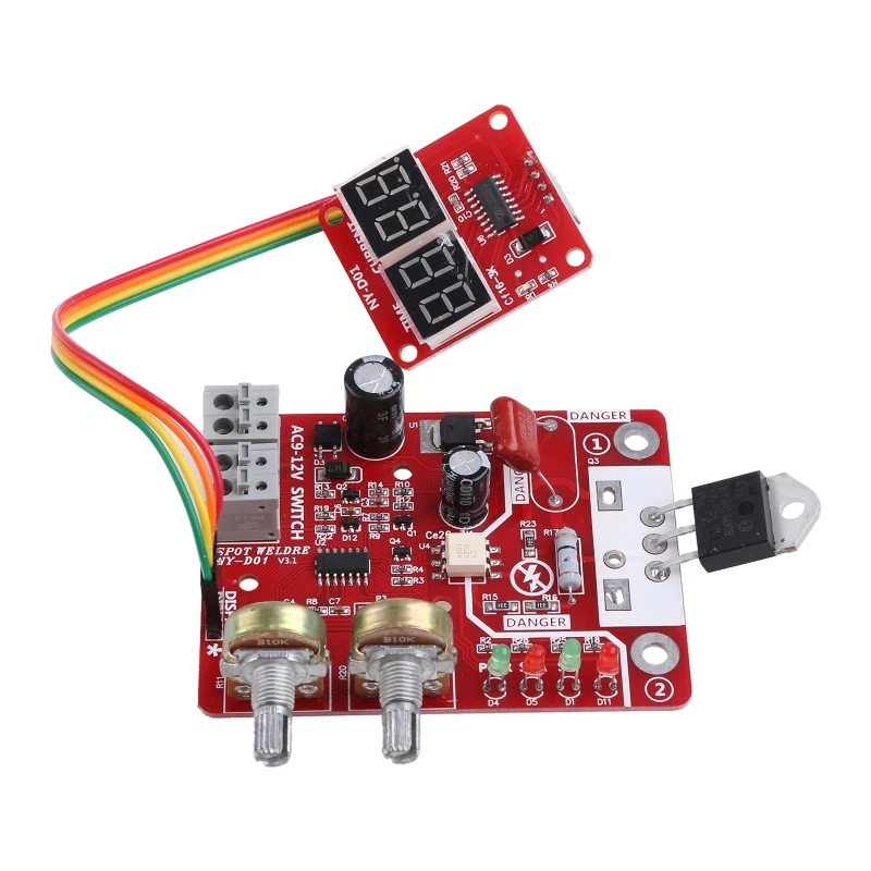 Spot Welder Control Board Kit Adjust For Time Current Single Battery Battery Pack