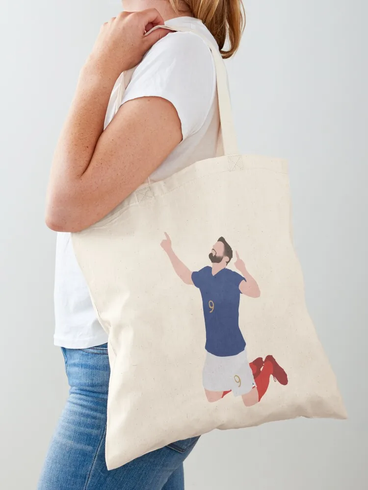

Olivier Giroud minimalist illustration Tote Bag tote bag canvas Women's shopping bag great custom tote