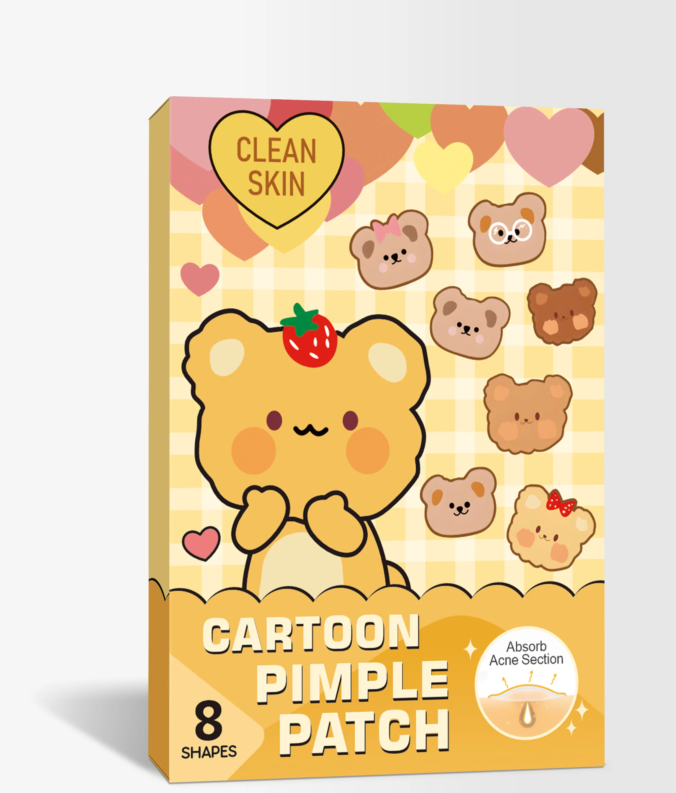 رقع حب الشباب الغروانية المائية غير المرئية - ملصقات العيب والبثور، تثبيت سريع للدراسات، بشرة مهدئة ومهدئة، لطيفة وسهلة #6