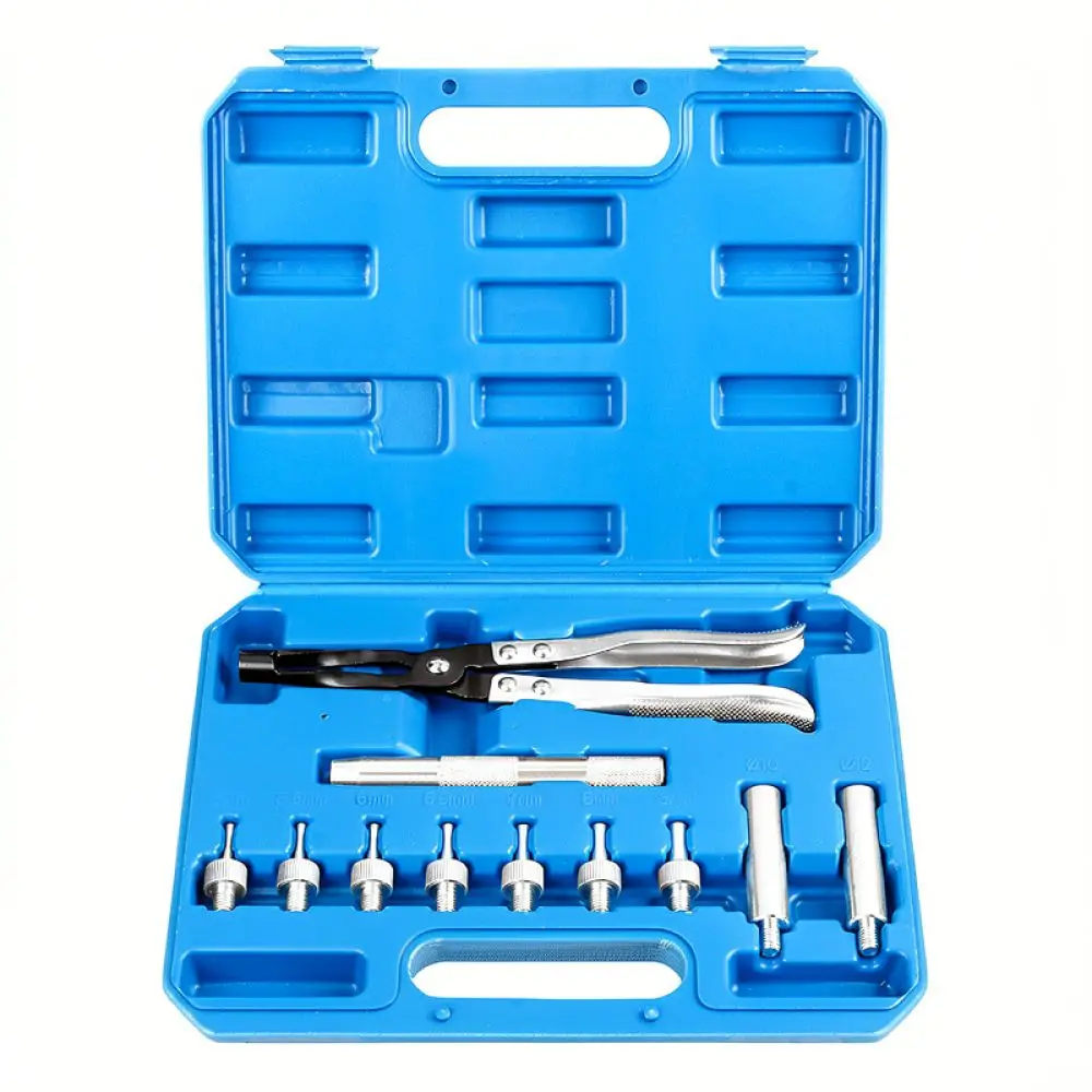 Professional Valve Stem Oil Seal Removal Tool Kit Automotive Engine Repair Set Chromium Vanadium Steel Maintenance Gear