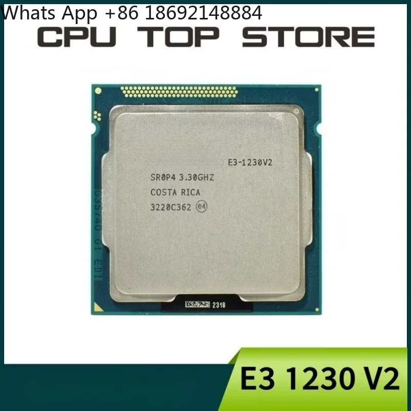 Spot Quick Shipping E3 1230 V2 3.3GHz 4-Core CPU Processor SR0P4 1155 No Display