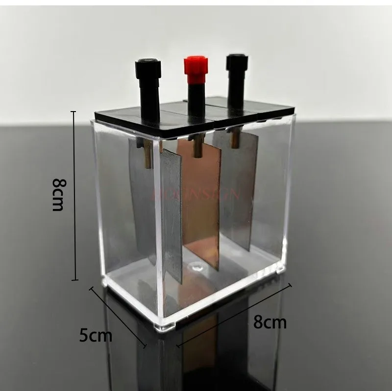 1 комплект первичного тестера батареи, электролитическая соленая вода, медный лист с гальваническим покрытием, железный лист, цинковый лист, углеродный стержень, электрод