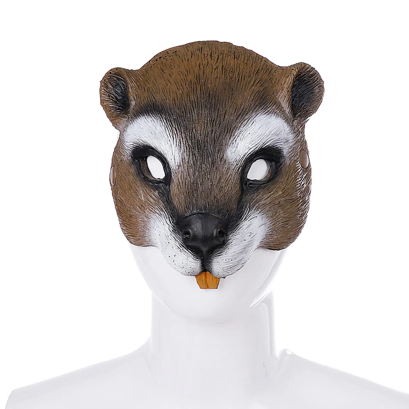 Squirrel Mask 3D for Kids Adults Party Mask with Elastic Band Animal Mask for