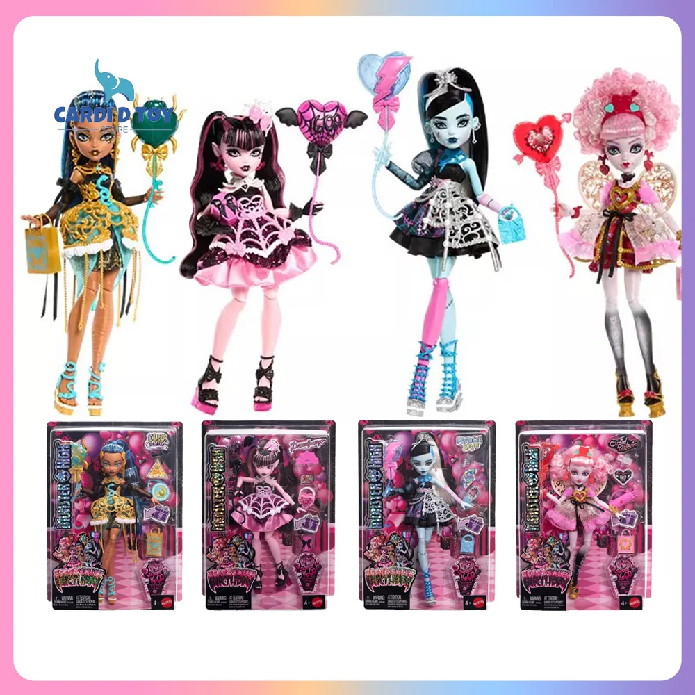 

New Genuine Limited Edition Barbie Dolls Monster High Prom Dress Barbie Fashion Doll Collector'S Edition Model Girls Gift Toys