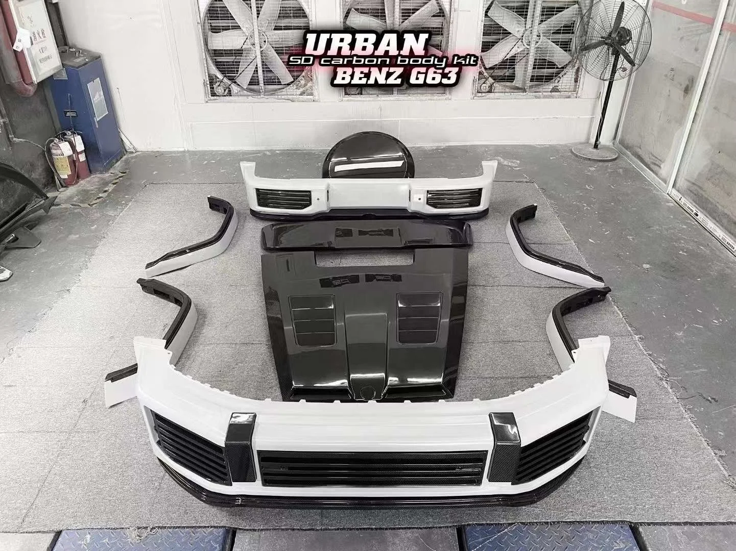 BETTER High Quality car bodykit for Merceds Benz G Class W464 G63 G500 G350 To URBAN Style Front Rear bumpers Wheel Eyebrow